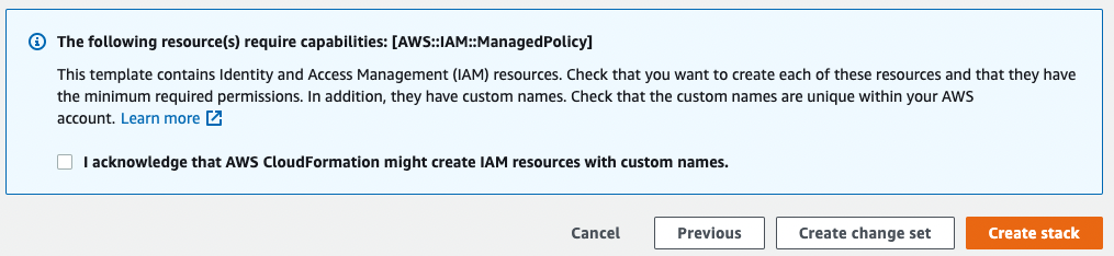 CloudFormation IAM resources